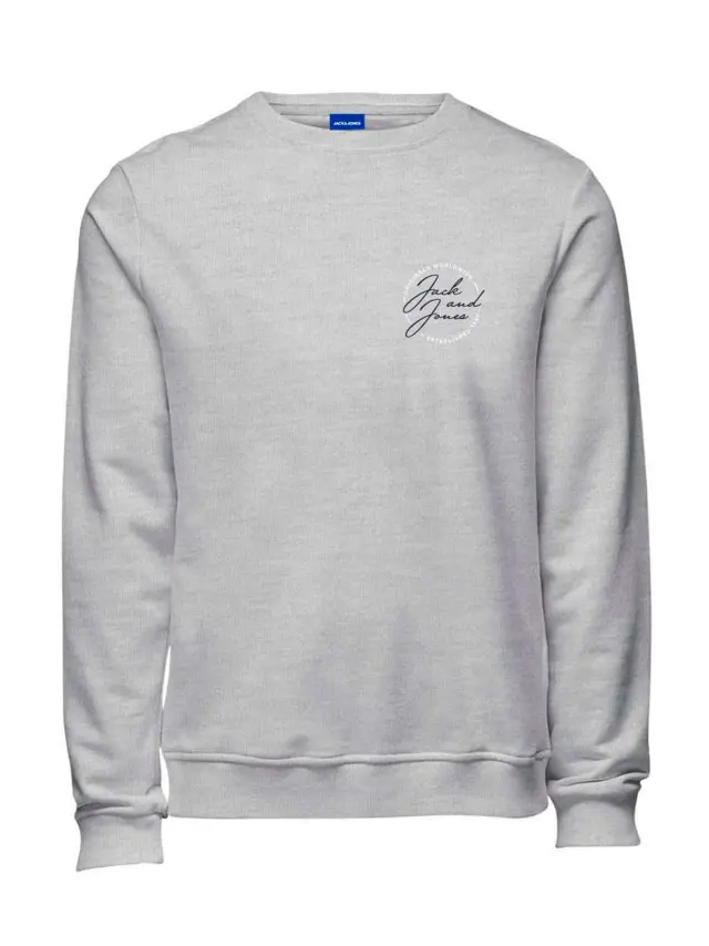 JORJERRY SC SWEAT CREW NECK FST Light Grey Melange