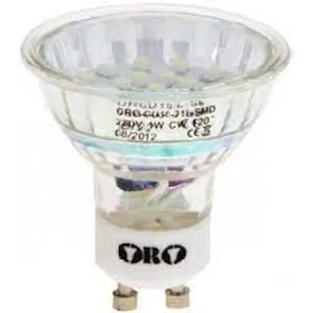 LED Bulb GU10 1W 220V GREEN 21-LED ORO