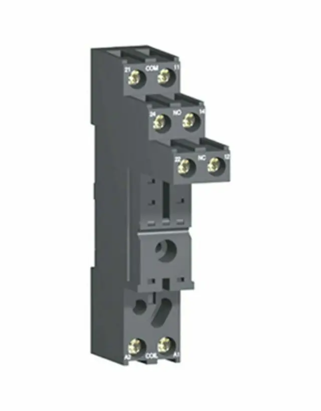 Harmony, Socket, for RSB1A/RSB2A relays, 10 A, screw connectors, separate contact