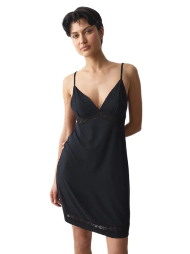 Triumph Γυναικείο Νυχτικό Comfort Allure NDK, Χρώμα Μαύρο - S
