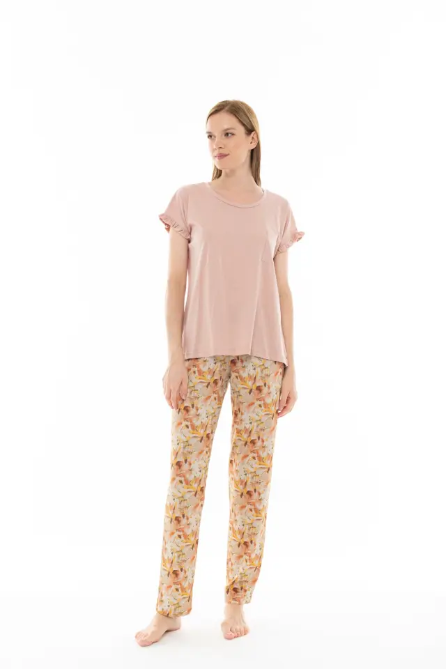 S1204 - Type - PYJAMA LONG PANTS PAL FLOWER - M