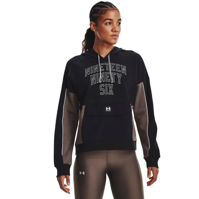 Under Armour Rival Fleece Hoodie (1374113-001) - Μαύρο
