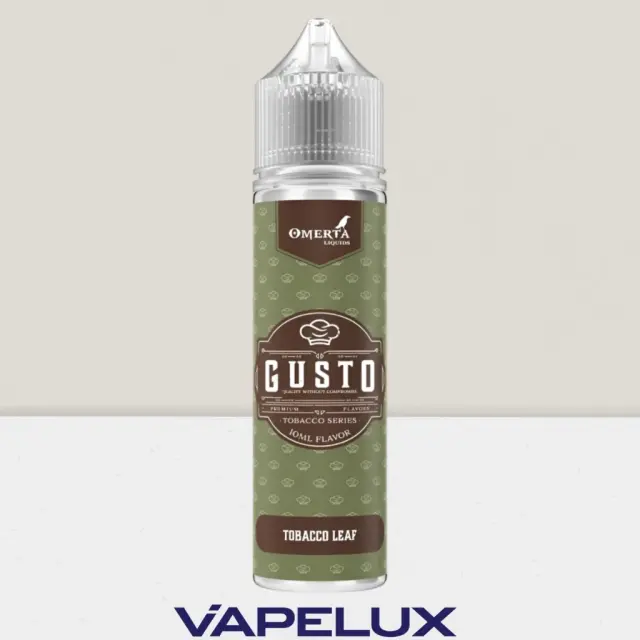 Gusto by Omerta Flavor Shots Tobacco Leaf 10ml to 60ml 2