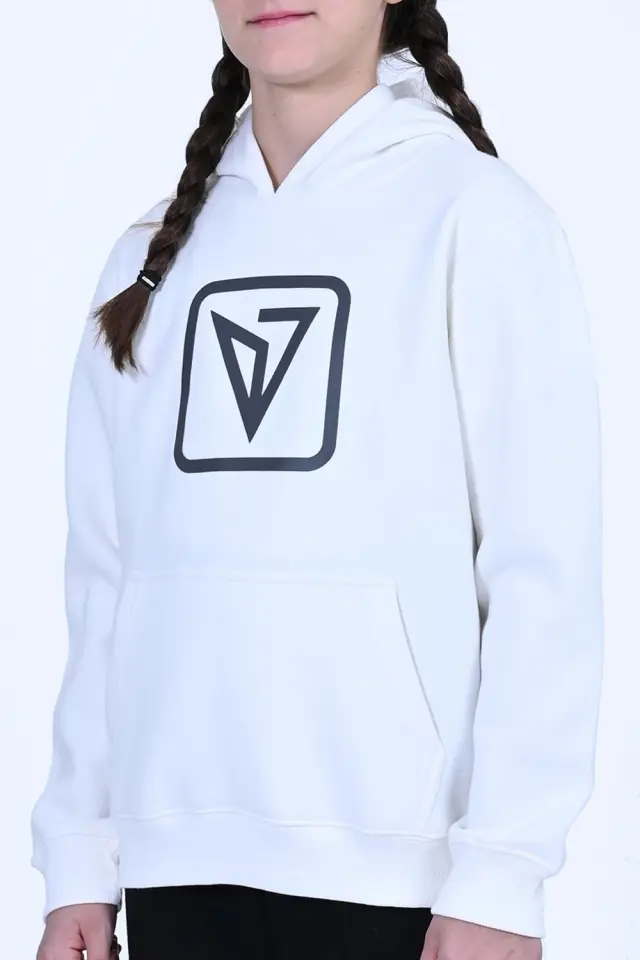 Magnetic North Παιδικό φούτερ με κουκούλα Fleece 60002-OffWhite