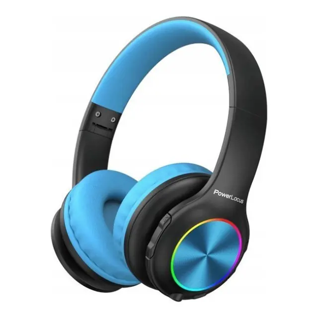 PowerLocus Headset PLED BT LED Black / Blue (PL254854)