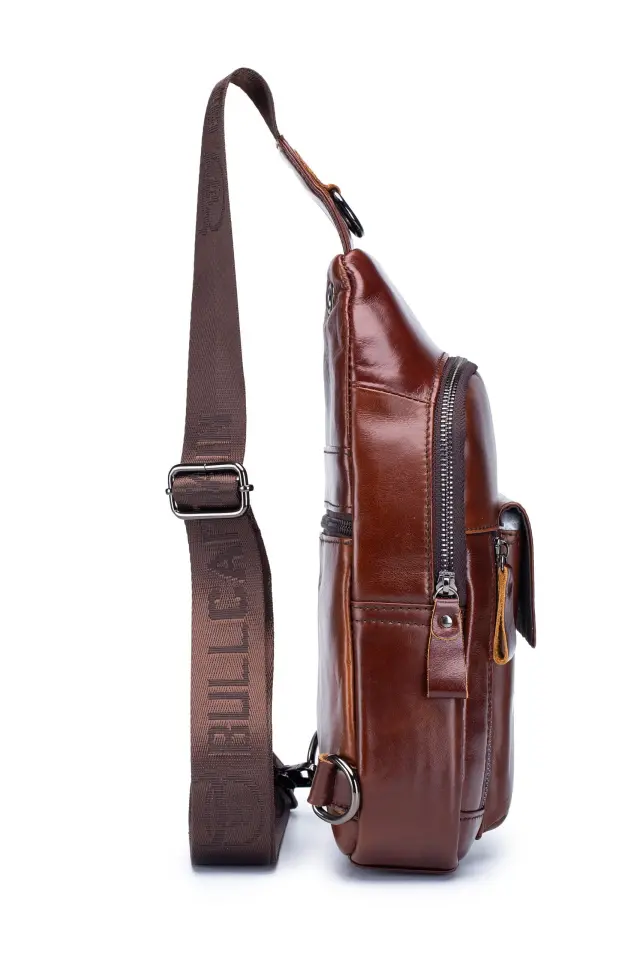 Δερμάτινο τσαντάκι body Bull Captain XB 121 καφέ - One Size 2
