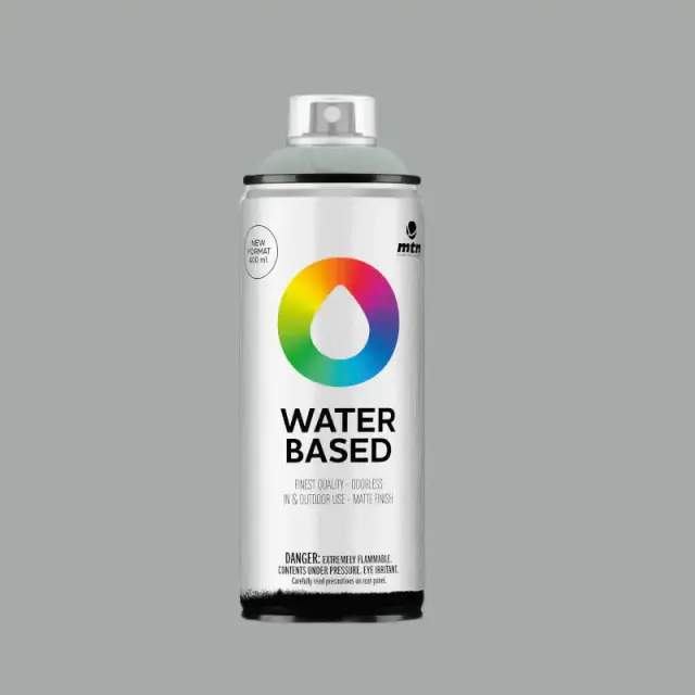 MTN Waterbased Spray Paint 400ml WB4 RV-7040 Pearl Grey