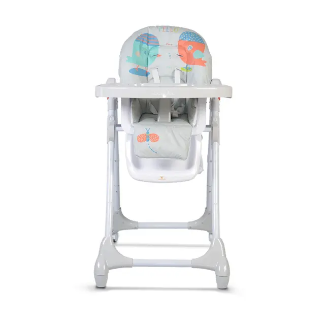 Cangaroo Αναδιπλούμενο Καρεκλάκι Φαγητού Kimchi L.Grey 3800146239817 2