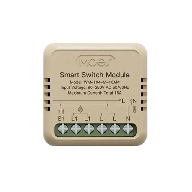 WIFI ΜΙΝΙ ΔΙΑΚΟΠΤΗΣ ΜΟΝΑΔΑΣ 1g 16A+ΜΕΤΡΗΤΗΣ ΕΝΕΡΓΕΙΑΣ N+L ΡΑΓΑΣ / WIFIMS1EM