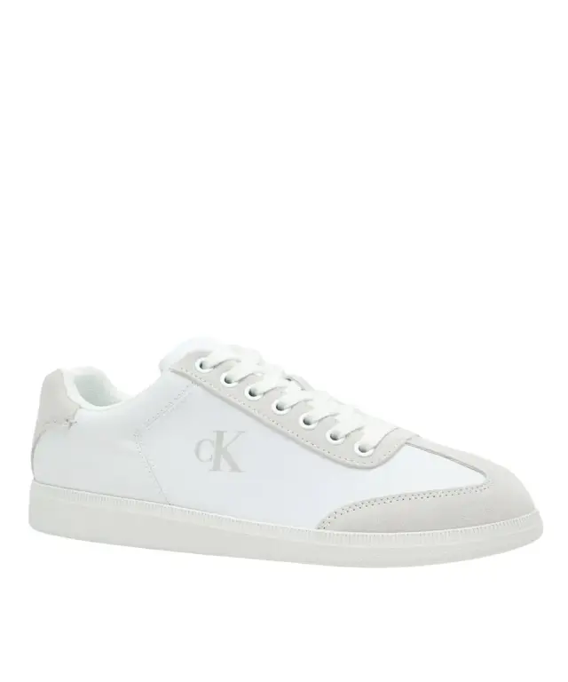 Calvin Klein - Ανδρικά Sneakers Low Cupsole Laceup Su HM0HM02069-0K4 Λευκό