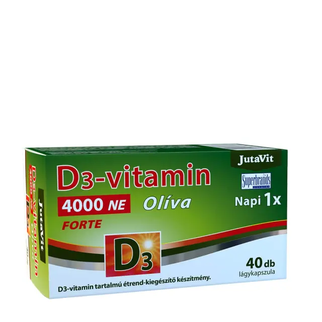 JutaVit Vitamin D3 4000 IU Forte