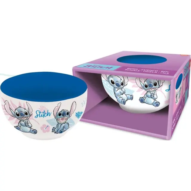 Μπωλ κεραμικό STITCH Watercolor Blue Ceramic Bowl in Gift Box 600ml 56096395