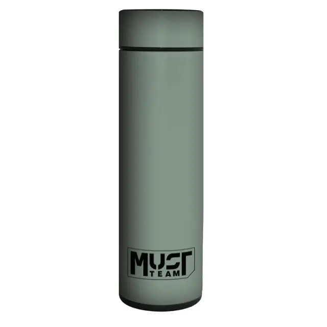 Θερμός Ανοξείδωτο Must Team Χακί 500 ml με LED ένδειξη θερμοκρασίας 2