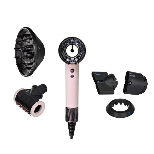 Dyson Πιστολάκι Μαλλιών Supersonic Nural Straight+Wavy 1600W Pastel Pink / Rose Gold (113407-01)