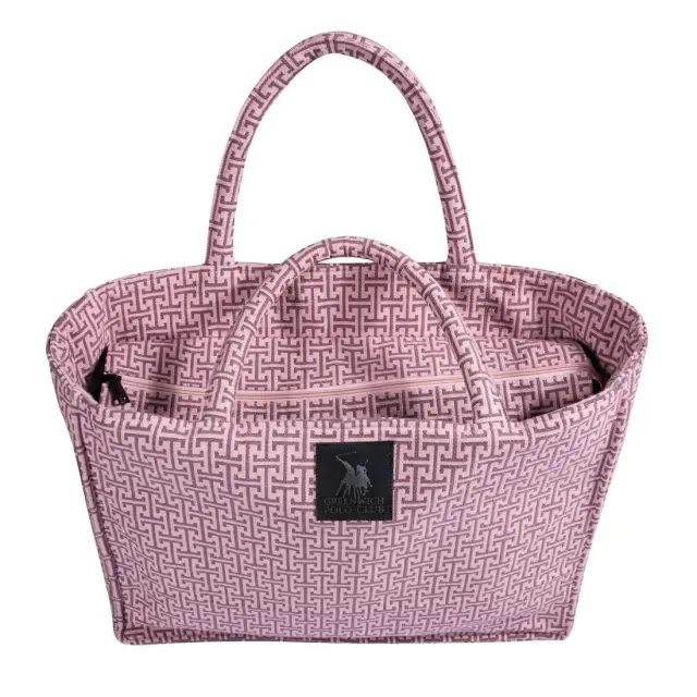 Τσάντα Θαλάσσης 46x36 Greenwich Polo Club 4058 Nude 70% Βαμβάκι-30% Πολυέστερ 3
