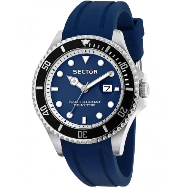 Sector 230 Men's Watch Blue Silicone Strap R3251161063