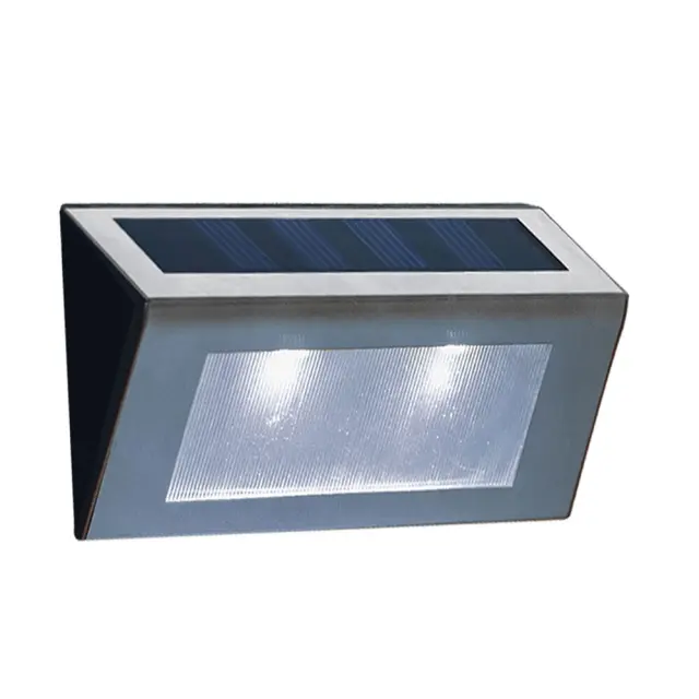 Modee Lighting LED Ηλιακό Επιτοίχιο Φωτιστικό (2τμχ/συσκ) 40.002.0015