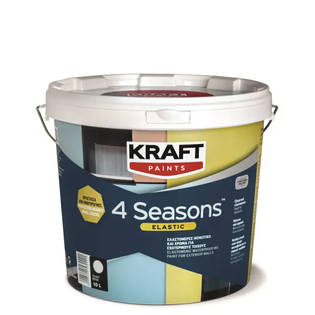 Kraft 4 Seasons Elastic Λευκό 10lt