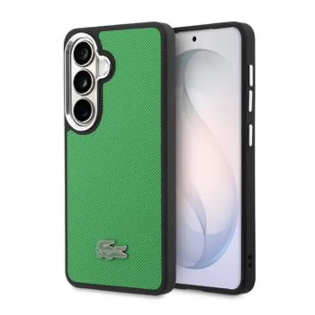 Lacoste Petit Pique Metal Logo Magnetic Case for Samsung Galaxy S26 Estragon Green