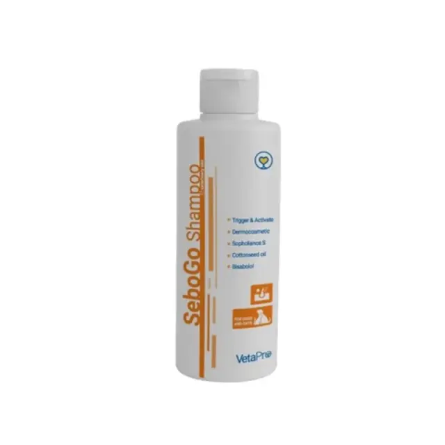 VetaPro Sebogo Shampoo Σαμπουάν για Λιπαρά, Ξηρά ή με Κακοσμία Δέρματα 250ml