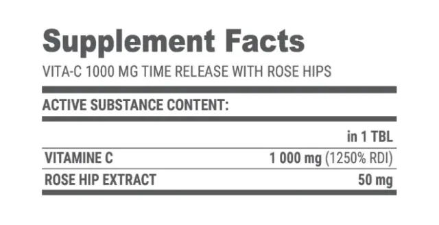 Extrifit Vita-C 1000MG Time Release 2