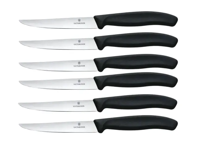 Σετ Μαχαίρια Μπριζόλας Victorinox Swiss Classic με μήκος λεπίδας 11cm - Black - 6 τεμάχια6.7203.6 3