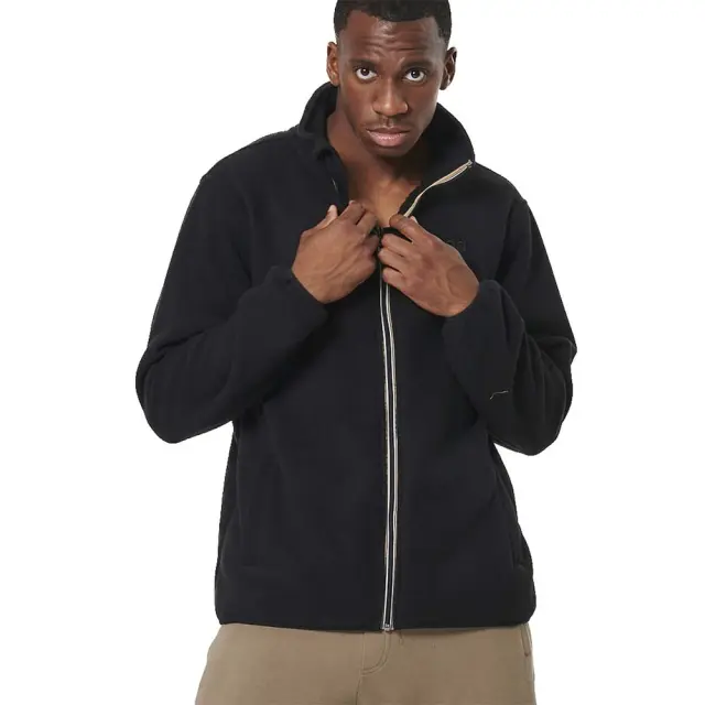 Body Action Men's Bucle Fleece Jacket Μαύρο 073522-01 (Body Action)