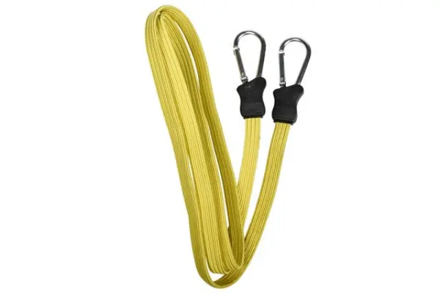 Elastic flat 180 cm + carabine hook