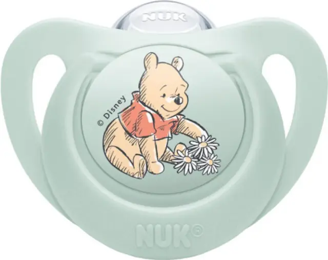 Nuk Ορθοδοντική Πιπίλα Σιλικόνης Star Disney Winnie για 6-18 μηνών 1τμχ - "Winnie The Pooh"