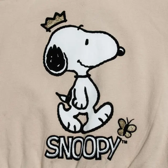Μπλούζα φούτερ Snoopy με ανάγλυφο σχέδιο 2