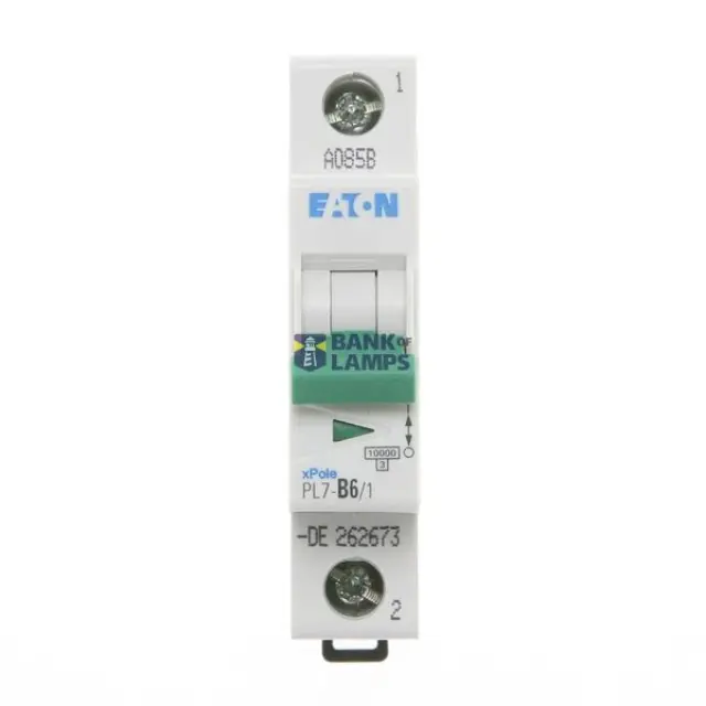 PL7-B6/1 Miniature circuit breaker (MCB), 6 A, 1p, characteristic: B