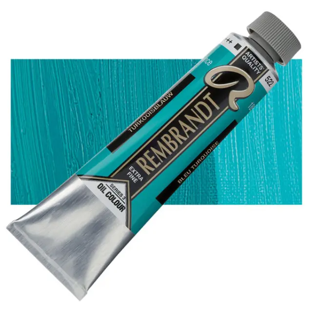 Λάδι Talens Rembrandt - 522 Turquoise Blue - 40ml
