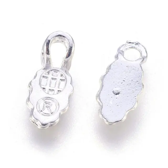 Κρεμασταράκι 13x6x4mm - Silver Color - 20τεμ