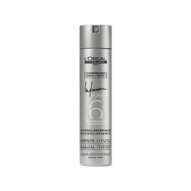 L'Oreal Infinium Pure Extra Soft Λακ Μαλλιών Απαλό Κράτημα Άοσμη 300ml