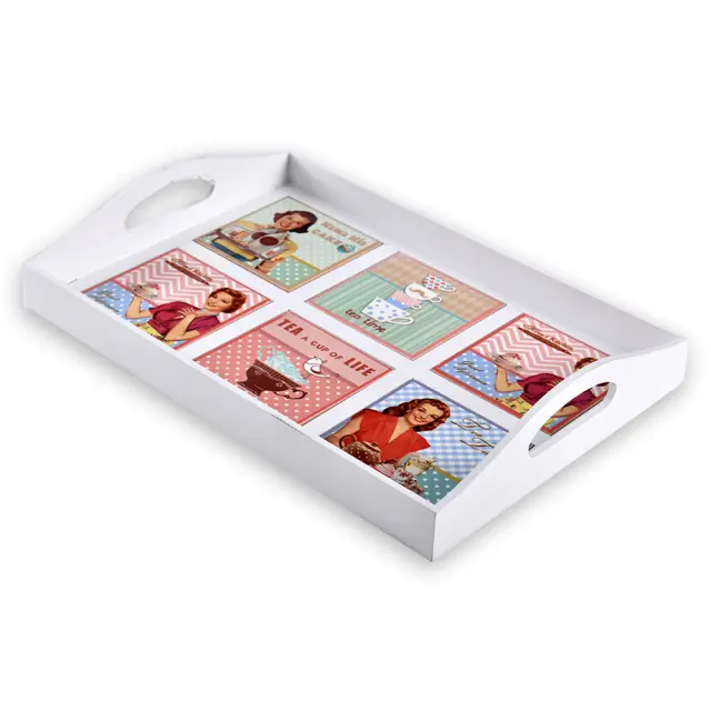 Δίσκος σερβιρίσματος PIN UP 40x28cm Inart 3-60-193-0002 2