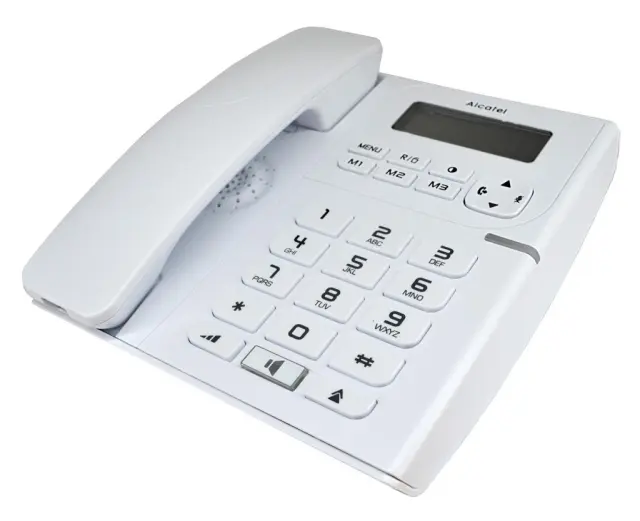 Σταθερό Ψηφιακό Τηλέφωνο Alcatel T58 Λευκό