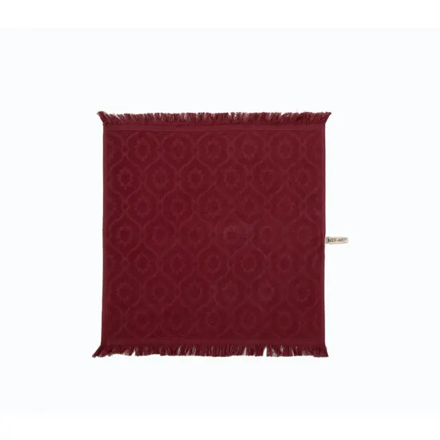 ΠΟΤΗΡΟΠΑΝΟ MAROCCO 50Χ50 NEF-NEF HOMEWARE, 100% ΒΑΜΒΑΚΙ - BORDO (038650)
