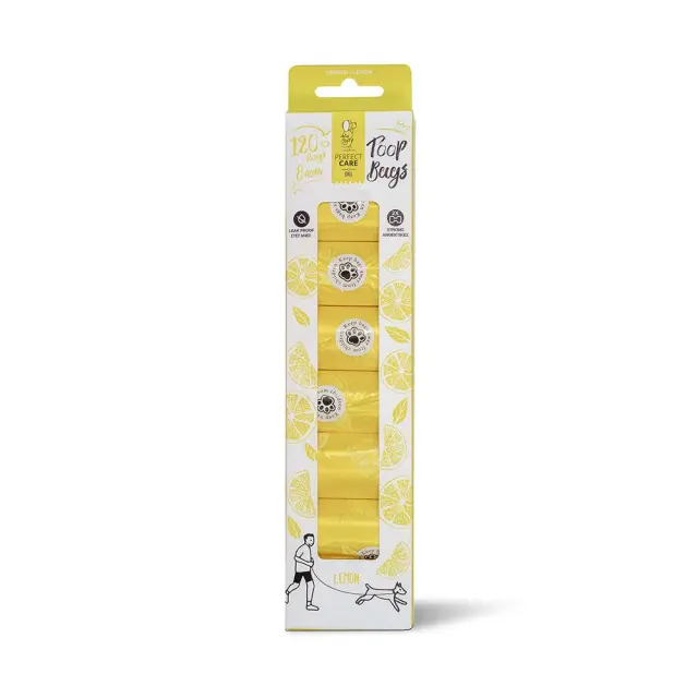 Perfect Care Poop Bags Lemon (8pcs) Μονόχρωμο