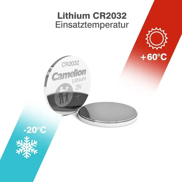 Camelion CR2032-BP1 – Μπαταρία Λιθίου Κουμπί 3V (1τμχ) 2