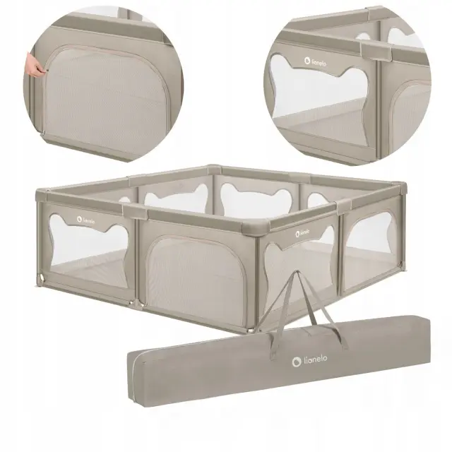 Lionelo Willow XL Πάρκο Beige Sand 207x187cm