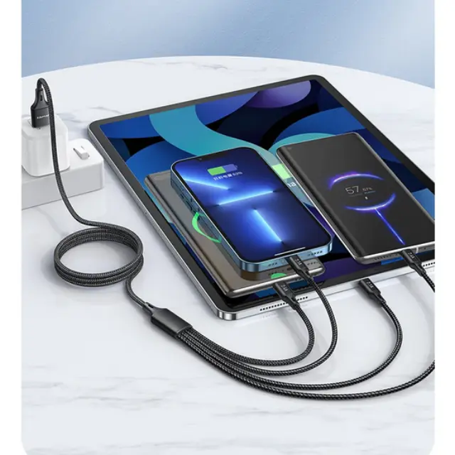 Καλώδιο φόρτισης & data 4in1 - Fast Charge - CL-129 - 1.5m - AWEI - 002295 3