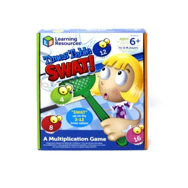 Learning Resources Εκπαιδευτικό Παιχνίδι Πολλαπλασιασμού Times Table Swat! για 6+ ετών LSP 3053-UK 2
