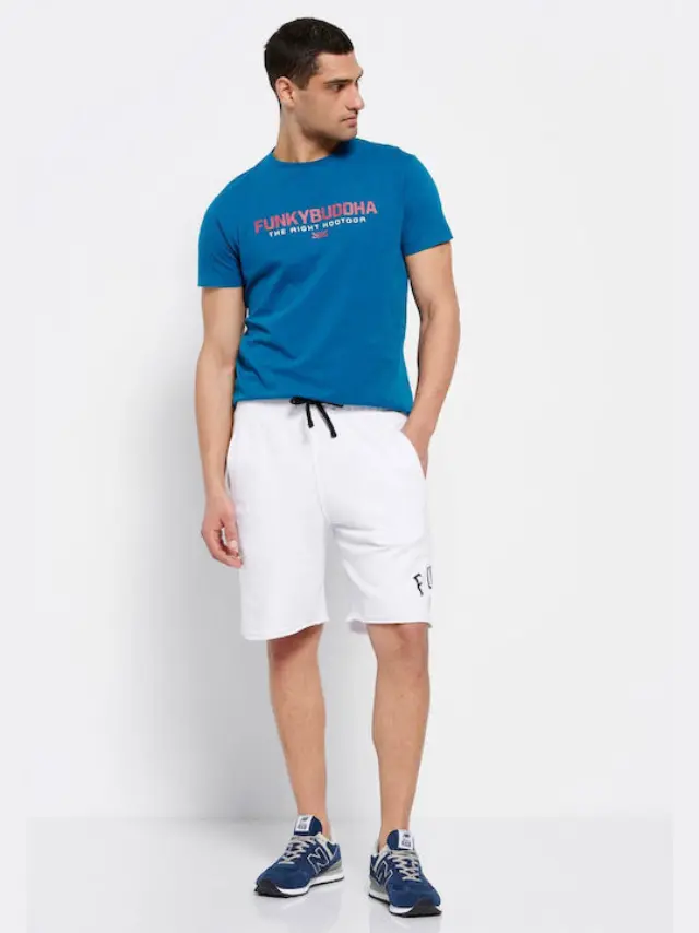Funky Buddha Shorts White FBM007-051-03 - 2XL 2
