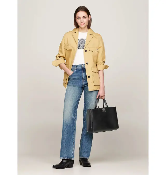 Τσάντα TOMMY HILFIGER TH Reset Satchel 16296 Μαύρο 2