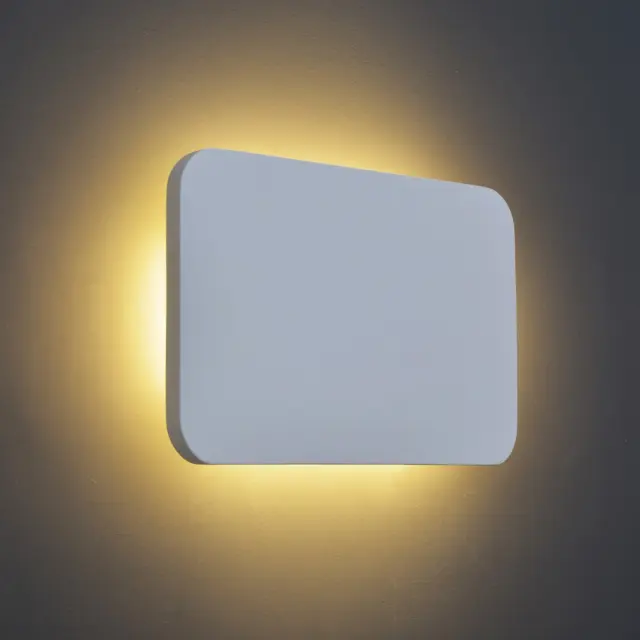 Frame 09015 Φωτιστικό τοίχου γύψινο led λευκό Άσπρο