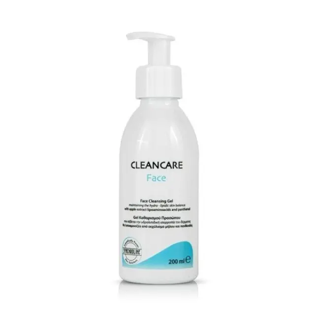 Synchroline Cleancare Face Gel Τζελ Καθαρισμού Προσώπου 200ml