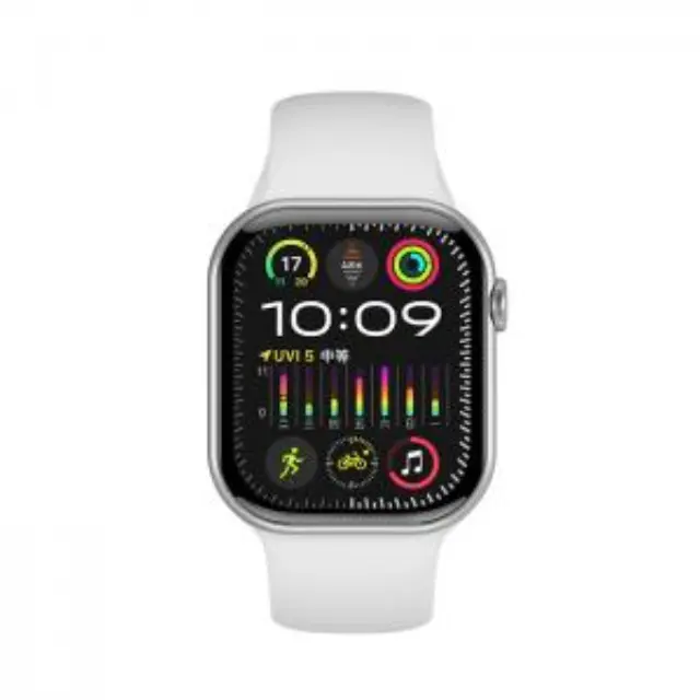 Smartwatch με οθόνη AMOLED 2.04\" σε ασημί χρώμα 2