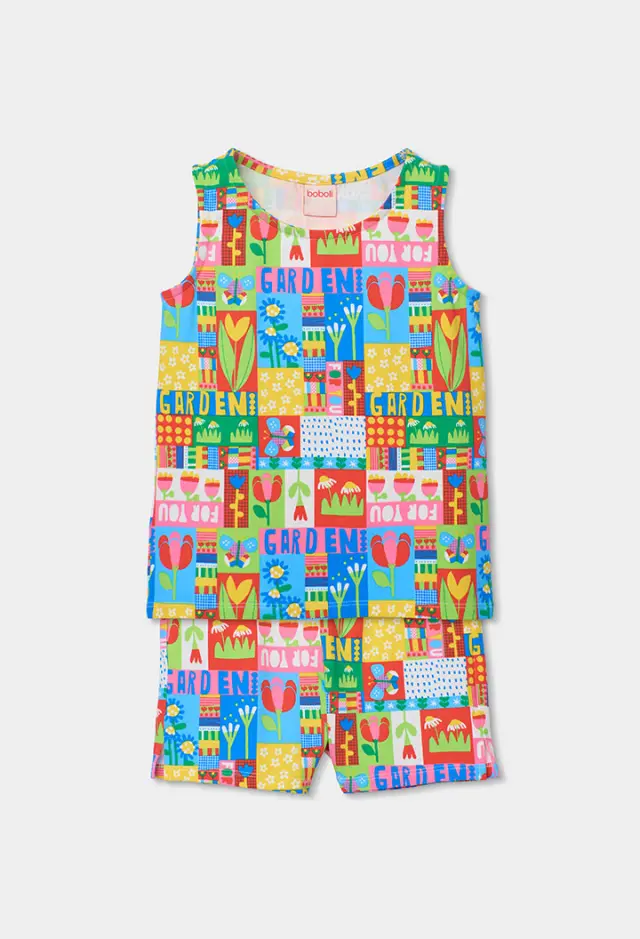 Boboli Knit pyjamas με τύπωμα 483049-9769
