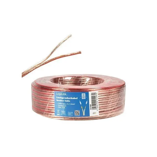 LogiLink Καλώδιο Ήχου 25m 48x0.20mm (CA1080)