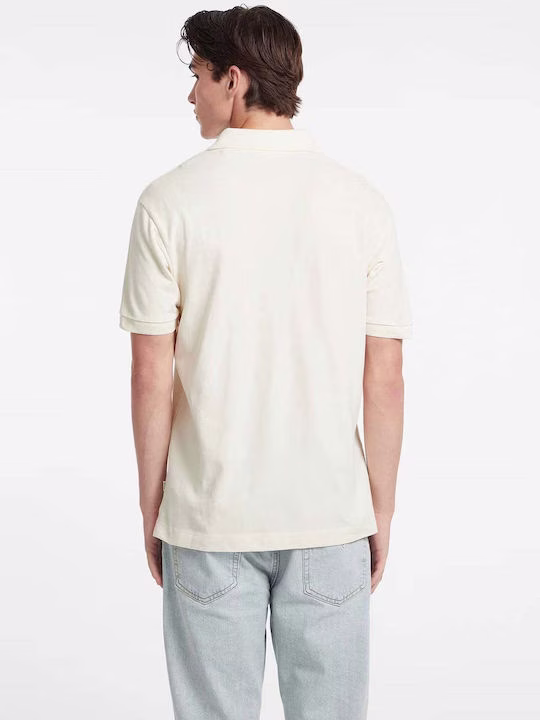 Guess Polo T-shirt Εκρού Ιβουάρ 2